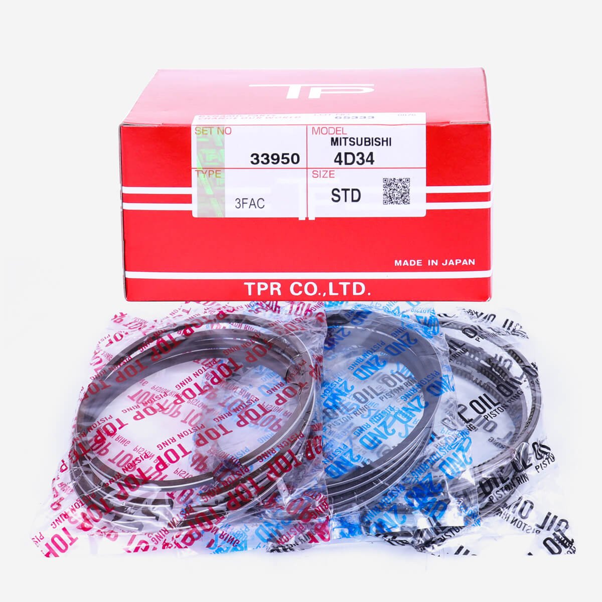 4D34 Std 33950  Piston Rings Tp Japan Mitsubishi