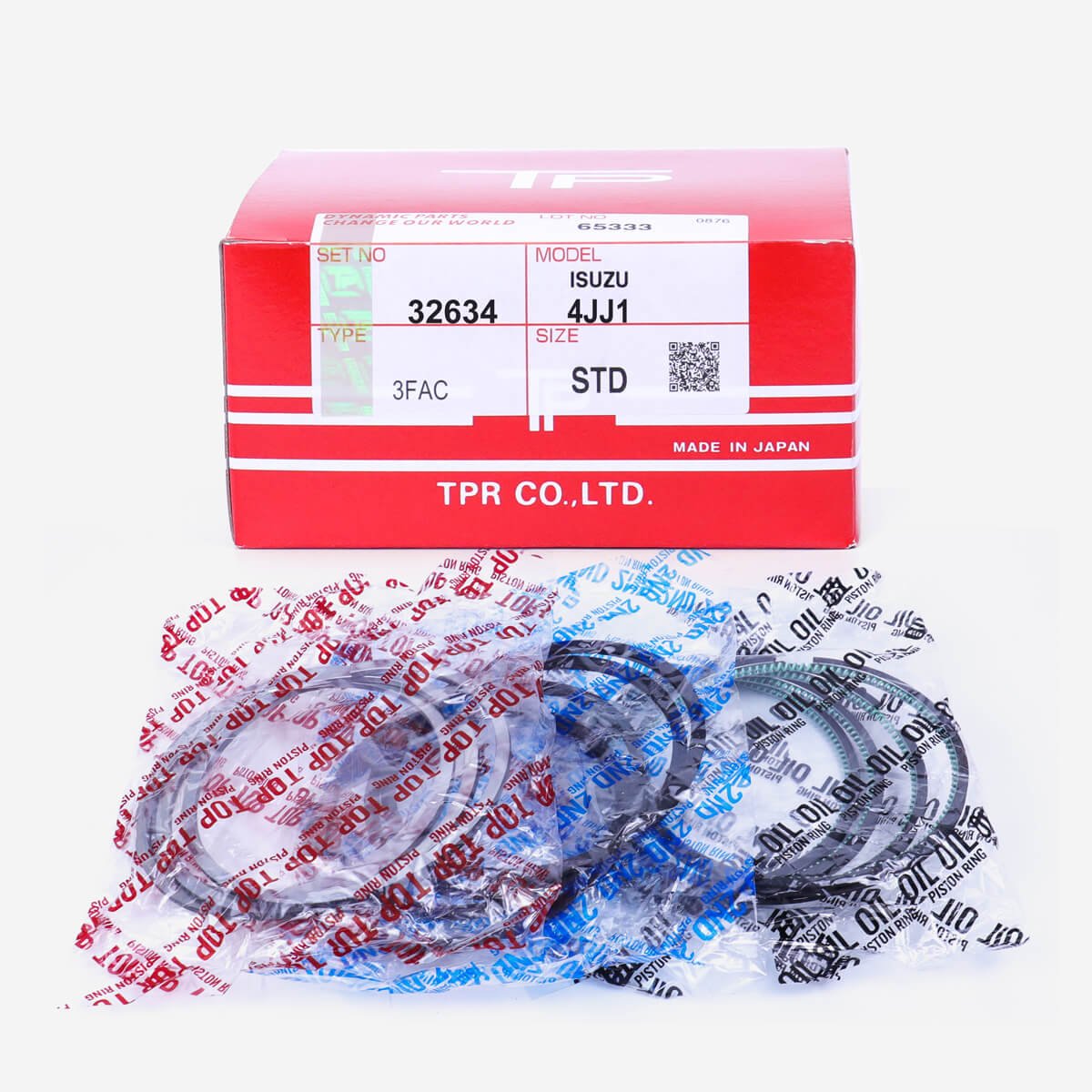 4JJ1 STD 32634 Piston Rings TP Japan Isuzu