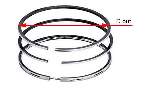 H07C-T2 STD 32262 Piston Rings TP Japan Hino