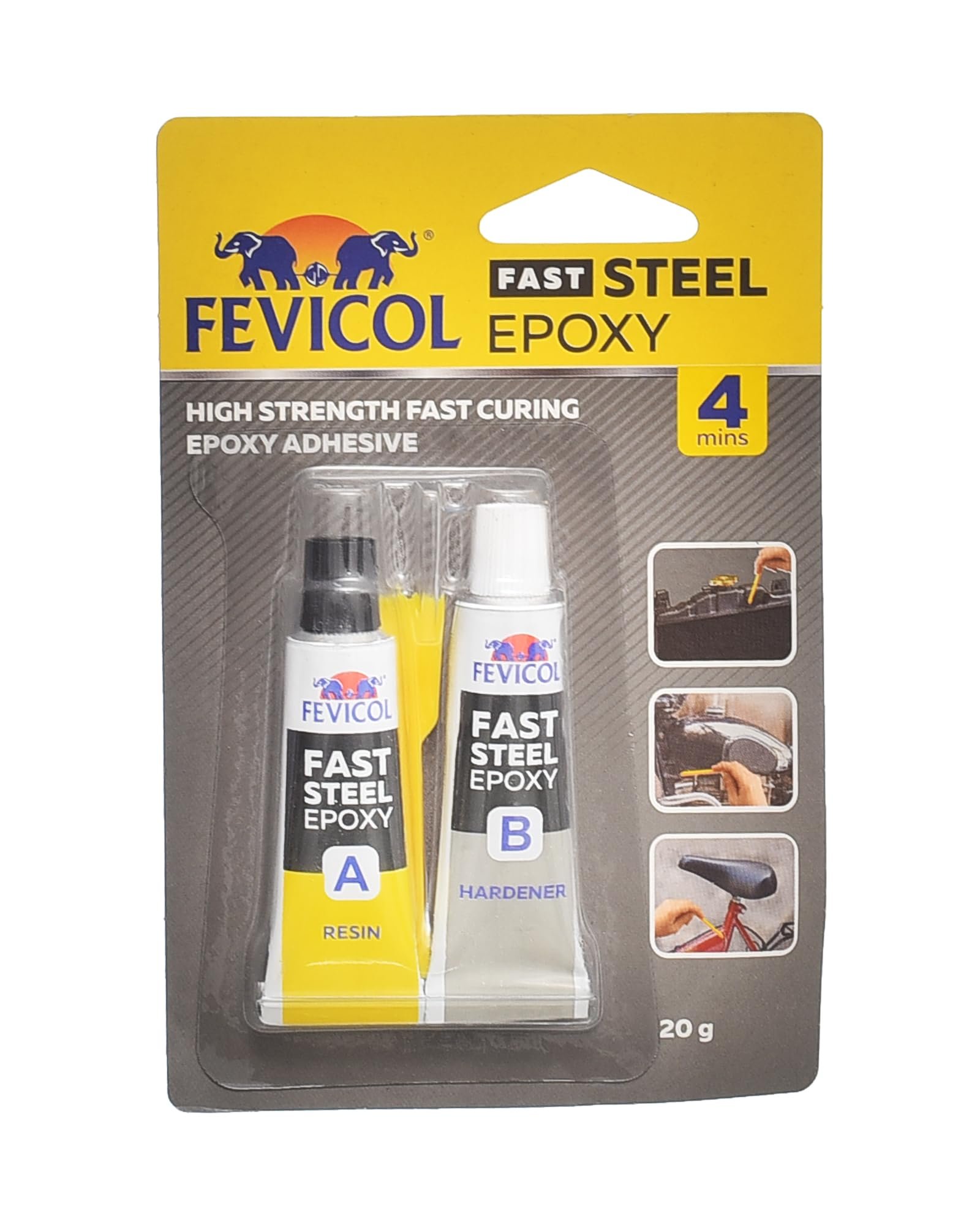 Fevicol Fast Steel Epoxy 2pcs - 20g