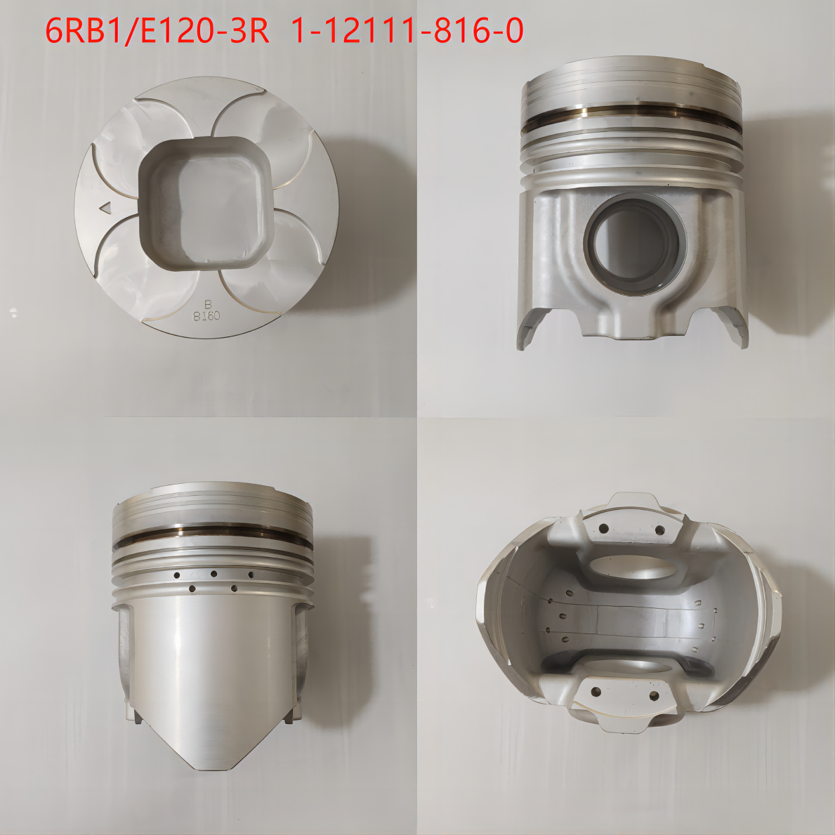 Piston 6RB1 3Ring STD 1-12111-245-0 Isuzu